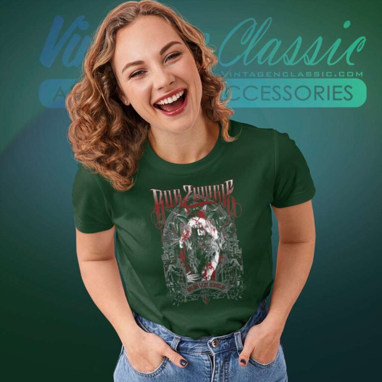 Rob Zombie Krampus Holiday Women TShirt Rob Zombie Krampus Holiday Women TShirt