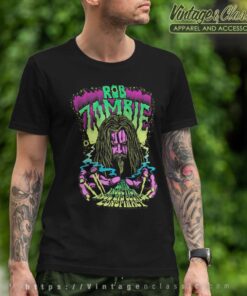 Rob Zombie Lunar Neon Shirt 7 Rob Zombie Lunar Neon T Shirt