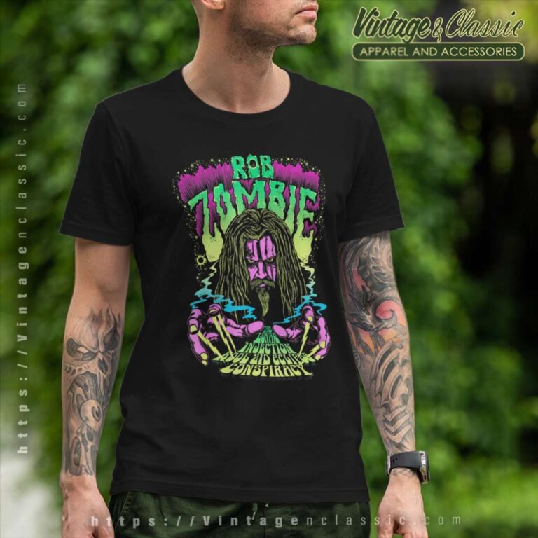 Rob Zombie Lunar Neon T Shirt Rob Zombie Lunar Neon T Shirt