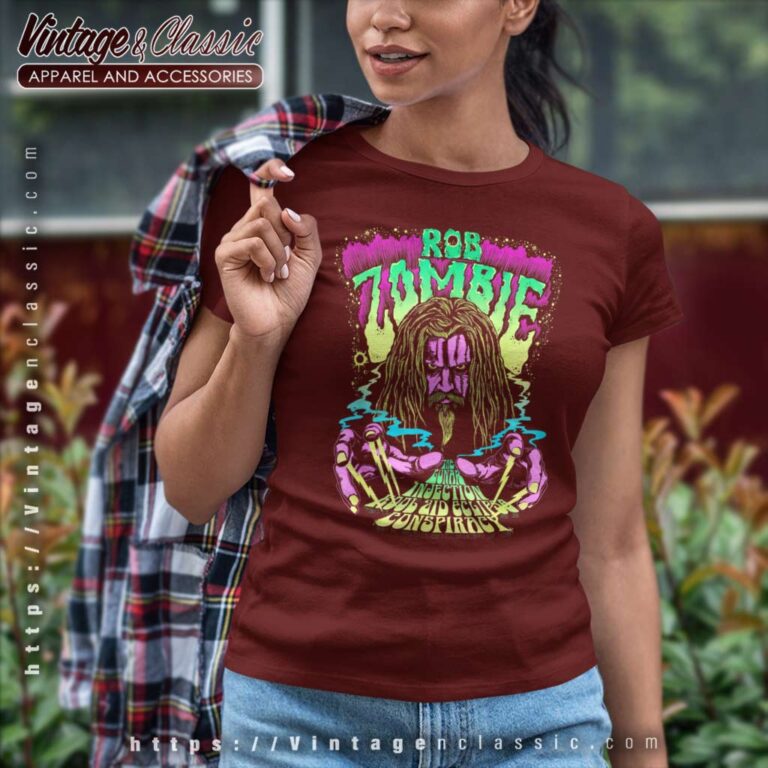 Rob Zombie Lunar Neon Women TShirt Rob Zombie Lunar Neon Women TShirt