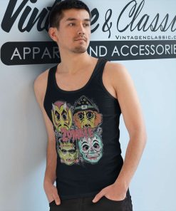 Rob Zombie Mask Work Tank Top Racerback