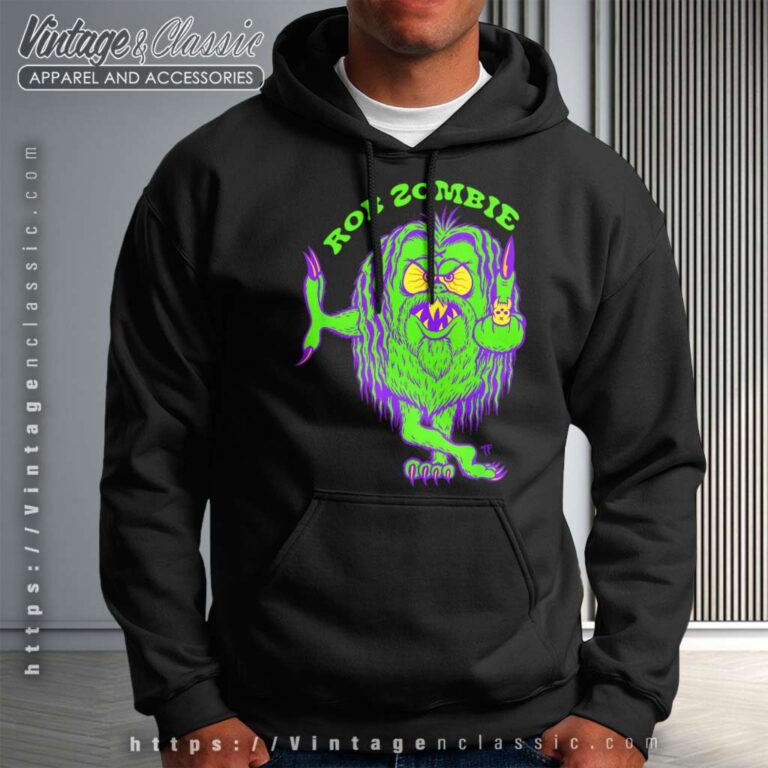 Rob Zombie Mean Green Monster Hoodie Rob Zombie Mean Green Monster Hoodie