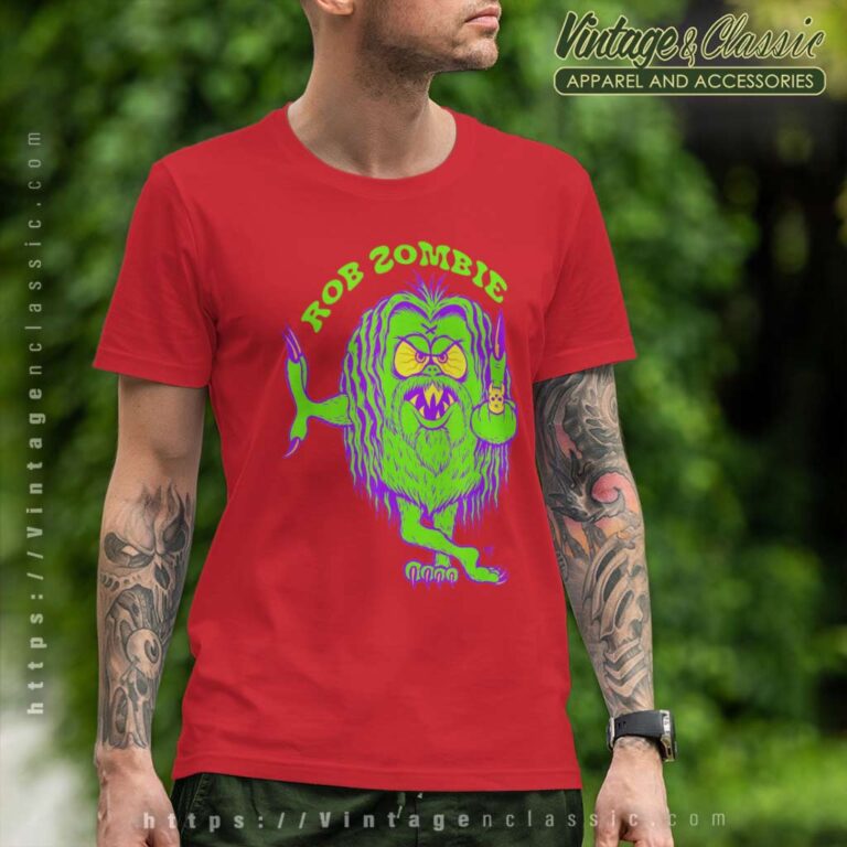 Rob Zombie Mean Green Monster T Shirt Rob Zombie Mean Green Monster T Shirt