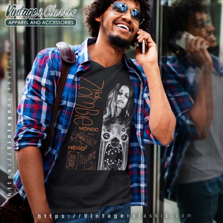 Rob Zombie Mondo Sheri V Neck TShirt Rob Zombie Mondo Sheri V Neck TShirt