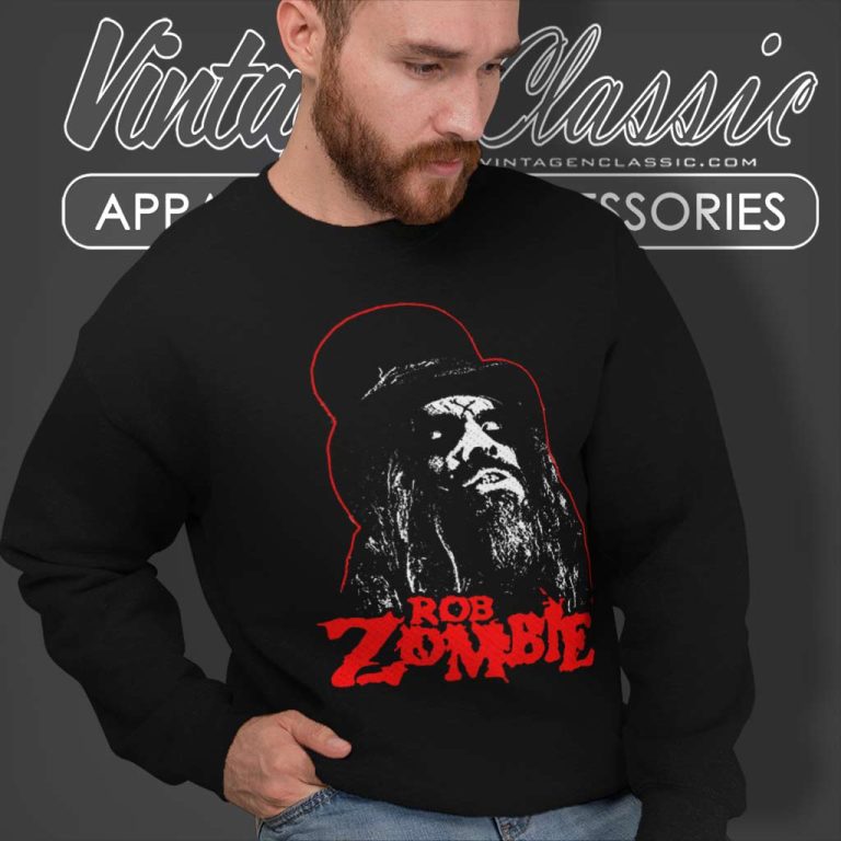 Rob Zombie Portrait Sweatshirt Rob Zombie Portrait Sweatshirt