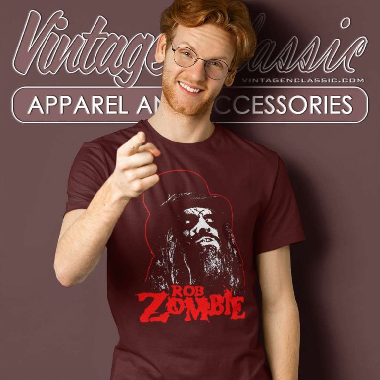 Rob Zombie Portrait T Shirt Rob Zombie Portrait T Shirt