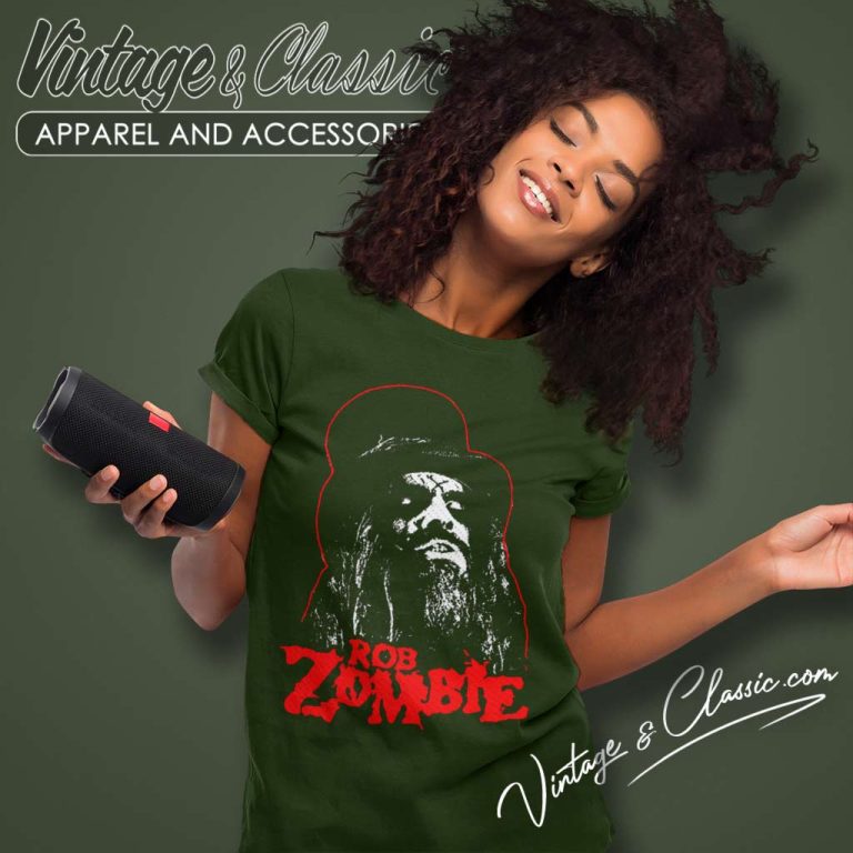 Rob Zombie Portrait Women TShirt Rob Zombie Portrait Women TShirt