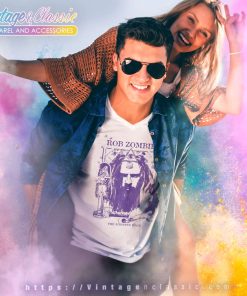 Rob Zombie Shadow Puppets V Neck TShirt