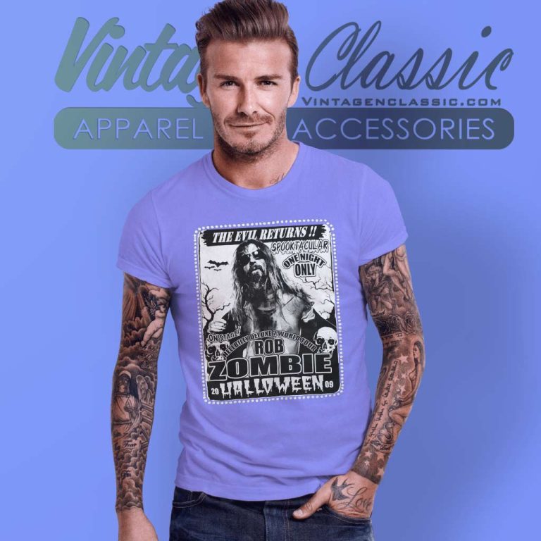 Rob Zombie Shirt 2009 Spooktacular Tour T Shirt Rob Zombie Shirt 2009 Spooktacular Tour T Shirt