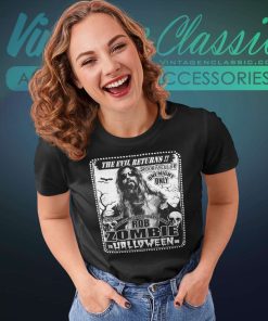 Rob Zombie Shirt 2009 Spooktacular Tour Women TShirt