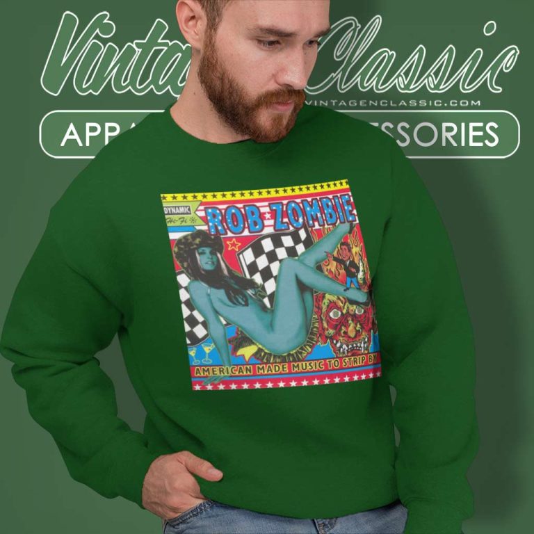 Rob Zombie Shirt American Made Music Sweatshirt Rob Zombie Shirt American Made Music Sweatshirt