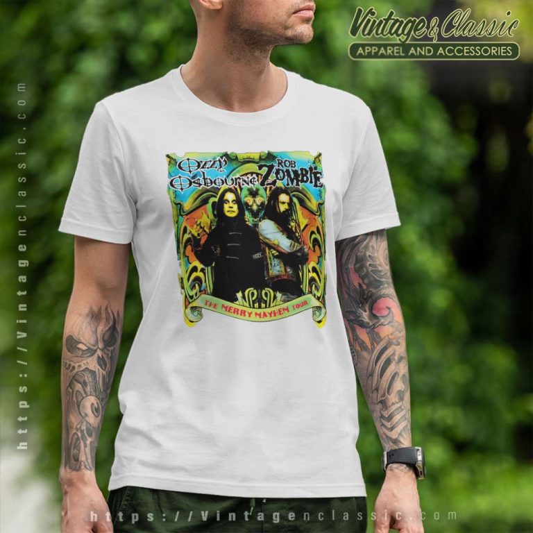 Rob Zombie Shirt Merry Mayhem Tour T Shirt Rob Zombie Shirt Merry Mayhem Tour T Shirt
