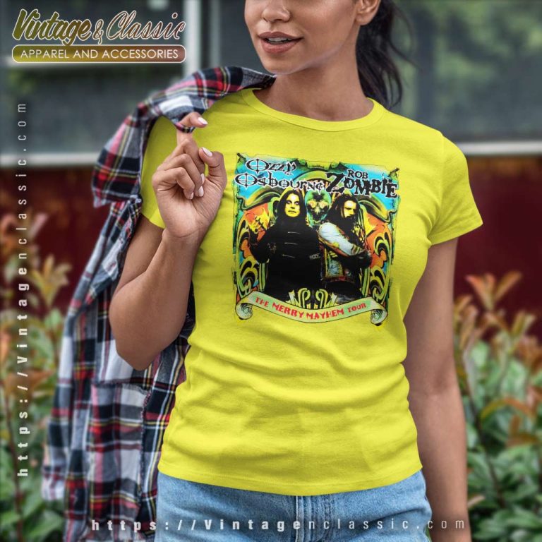 Rob Zombie Shirt Merry Mayhem Tour Women TShirt Rob Zombie Shirt Merry Mayhem Tour Women TShirt