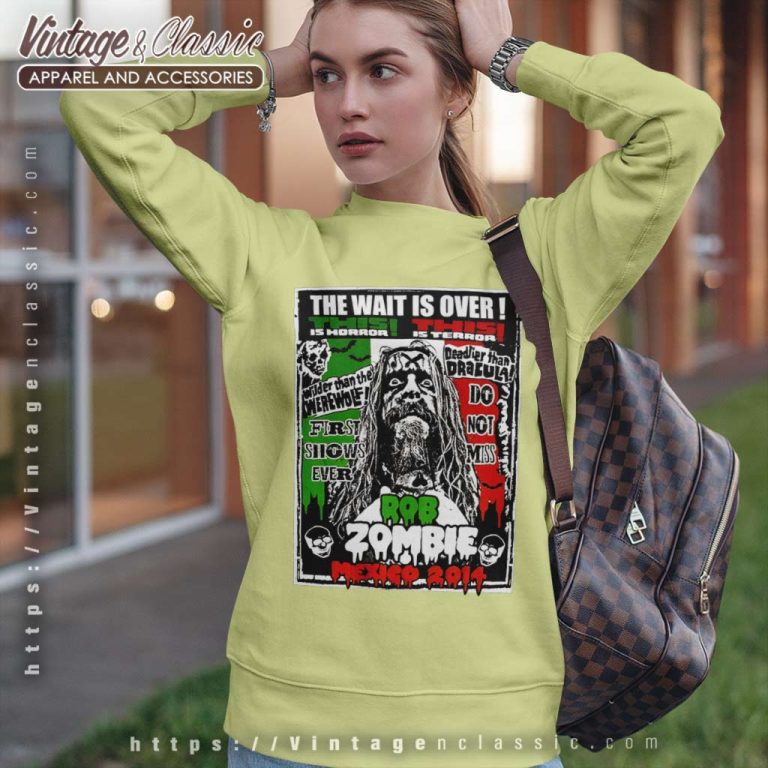 Rob Zombie Shirt Mexico 2014 Tour Sweatshirt Rob Zombie Shirt Mexico 2014 Tour Sweatshirt