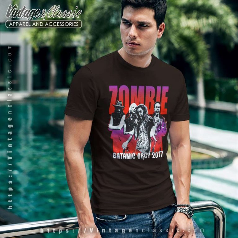 Rob Zombie Shirt Satanic Orgy 2017 T Shirt Rob Zombie Shirt Satanic Orgy 2017 T Shirt
