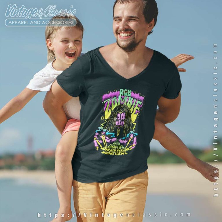 Rob Zombie Shirt The Lunar Injection Kool V Neck TShirt Rob Zombie Shirt The Lunar Injection Kool V Neck TShirt