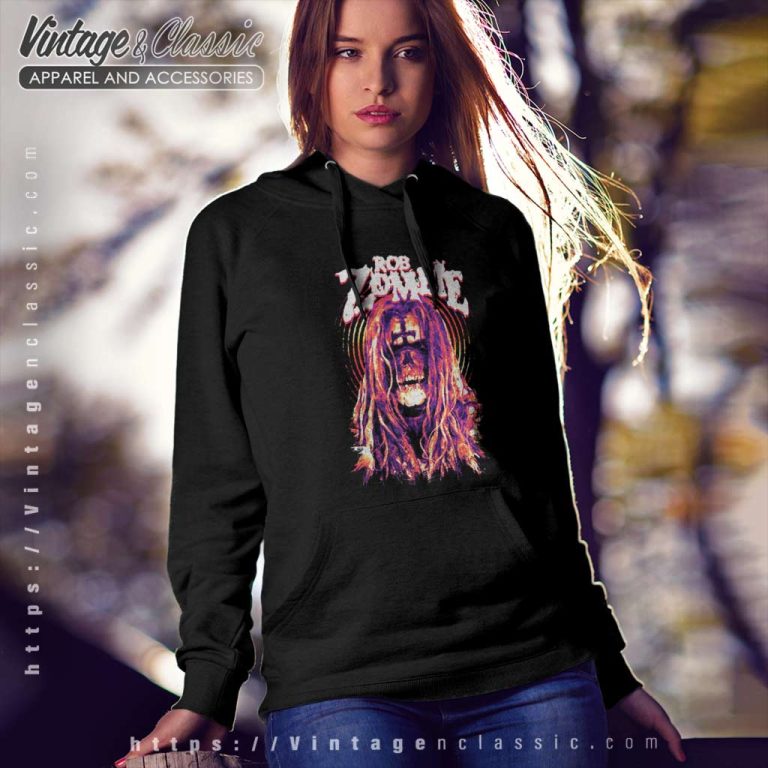 Rob Zombie Skull Hypnosis Hoodie Rob Zombie Skull Hypnosis Hoodie