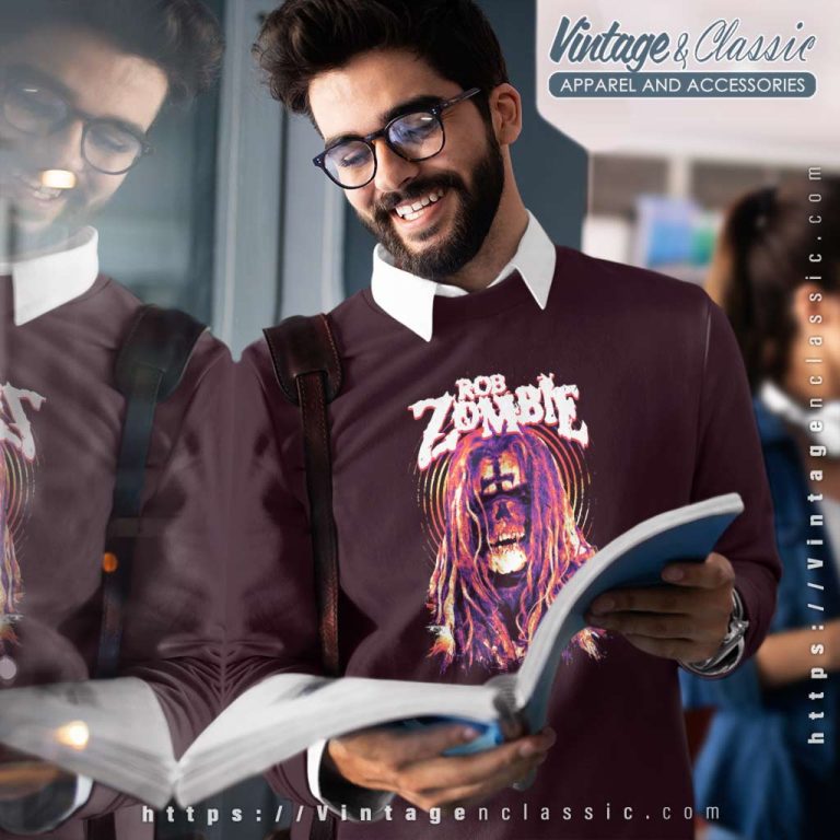 Rob Zombie Skull Hypnosis Sweatshirt Rob Zombie Skull Hypnosis Sweatshirt