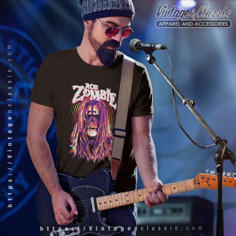 Rob Zombie Skull Hypnosis T Shirt Rob Zombie Skull Hypnosis T Shirt