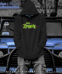 Rob Zombie Smoke Zombie Logo Hoodie