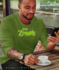Rob Zombie Smoke Zombie Logo Sweatshirt