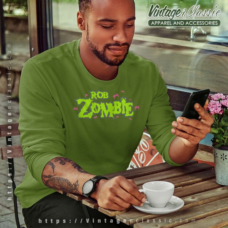 Rob Zombie Smoke Zombie Logo Sweatshirt Rob Zombie Smoke Zombie Logo Sweatshirt