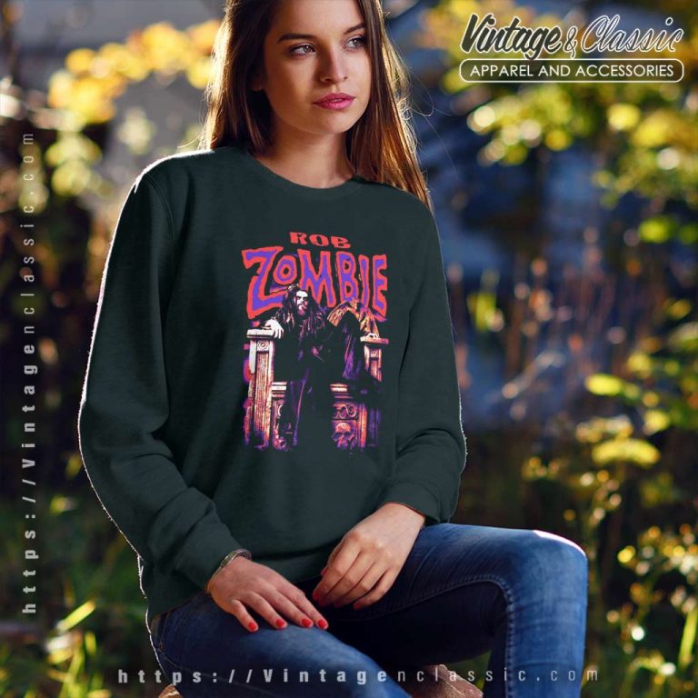 Rob Zombie Throne Sweatshirt Rob Zombie Throne Sweatshirt