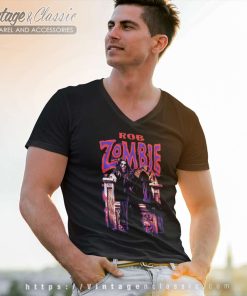 Rob Zombie Throne V Neck TShirt