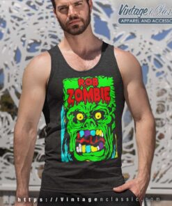 Rob Zombie Ugly Face Tank Top Racerback