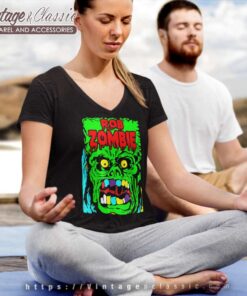 Rob Zombie Ugly Face V Neck TShirt