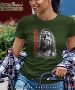 Rob Zombie Unmasked Face Women TShirt