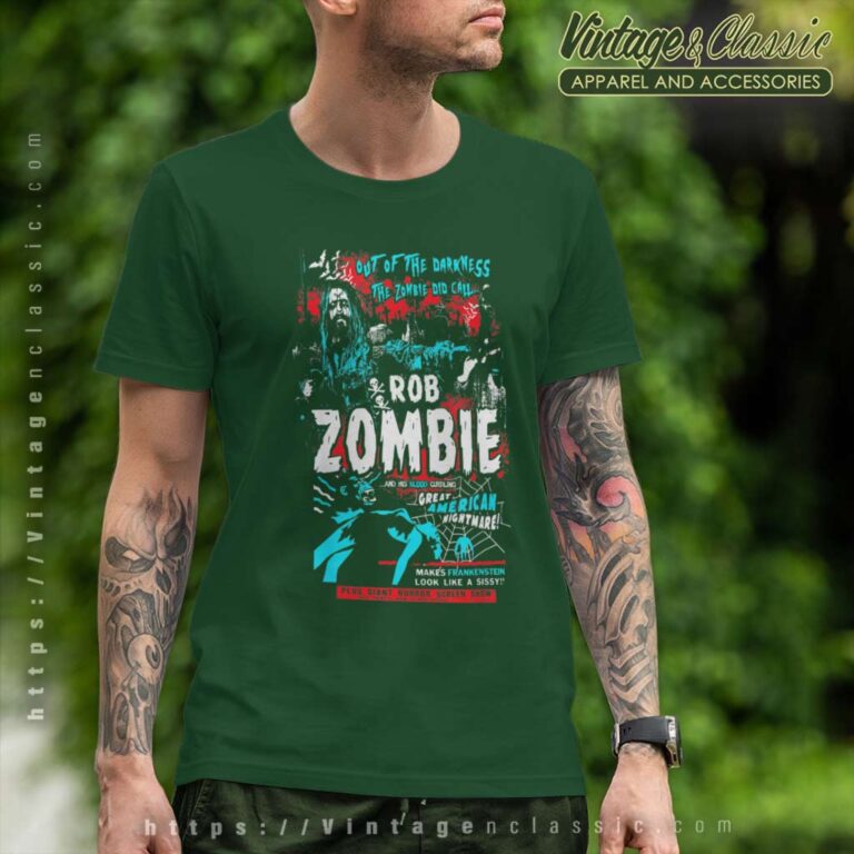 Rob Zombie Zombie Call T Shirt Rob Zombie Zombie Call T Shirt