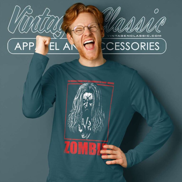 Rob Zombie Zombie Tribute Long Sleeve Tee Rob Zombie Zombie Tribute Long Sleeve Tee