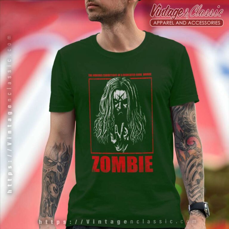 Rob Zombie Zombie Tribute T Shirt Rob Zombie Zombie Tribute T Shirt