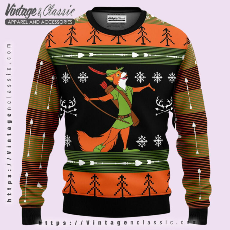 Robin Hood Christmas Ugly Sweater Ugly Christmas Sweater Robin Hood Christmas Ugly Sweater Ugly Christmas Sweater