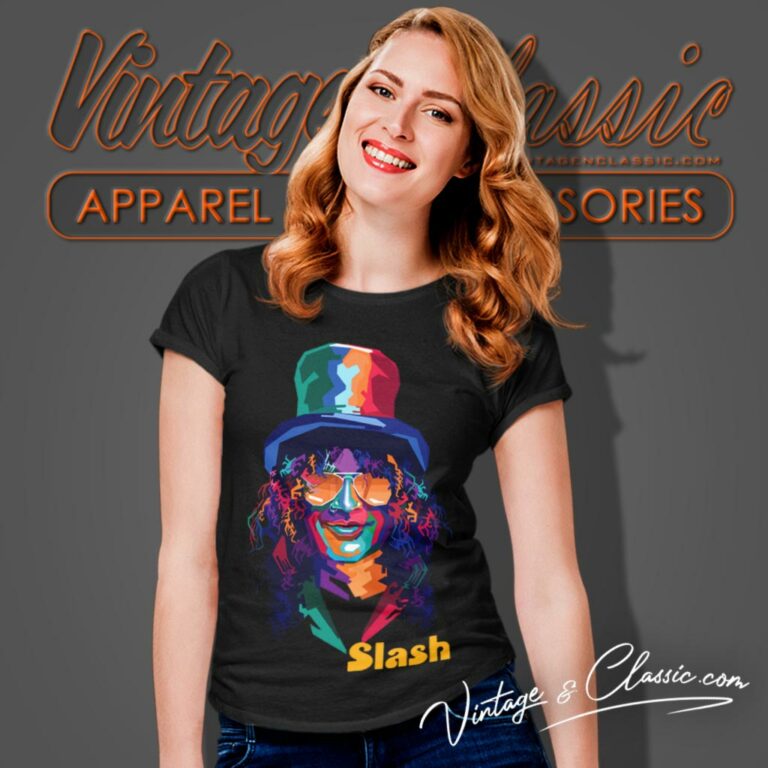 Rock Band Guns N Roses Slash Women T Shirt Rock Band Guns N Roses Slash Women T Shirt