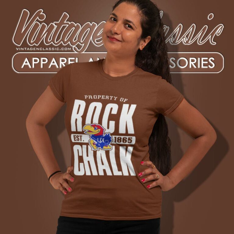 Rock Chalk Jayhawk University Of Kansas Women T Shirt Rock Chalk Jayhawk University Of Kansas Women T Shirt