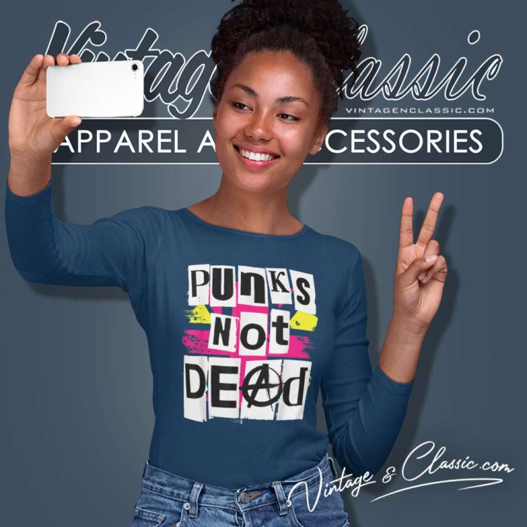 Rock Fans Punks Not Dead Long Sleeve Tee Rock Fans Punks Not Dead Long Sleeve Tee