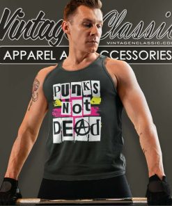 Rock Fans Punks Not Dead Tank Top Racerback