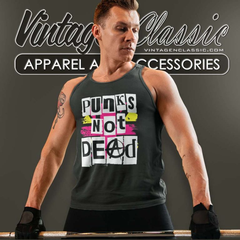 Rock Fans Punks Not Dead Tank Top Racerback Rock Fans Punks Not Dead Tank Top Racerback