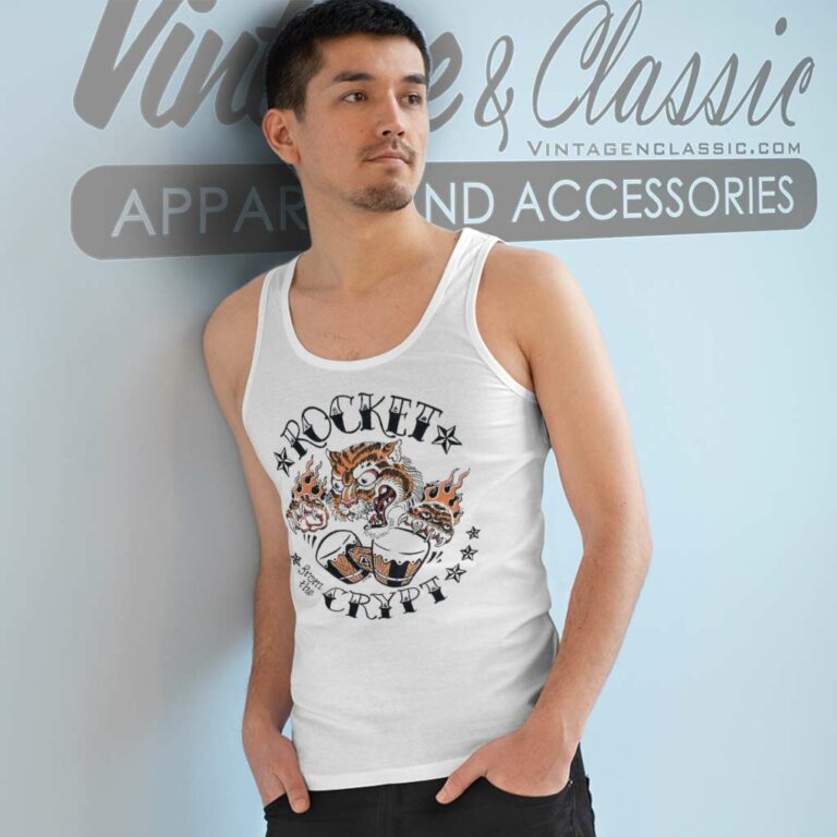 Rocket From The Crypt Tiger Halloween Tank Top Racerback Rocket From The Crypt Tiger Halloween Tank Top Racerback