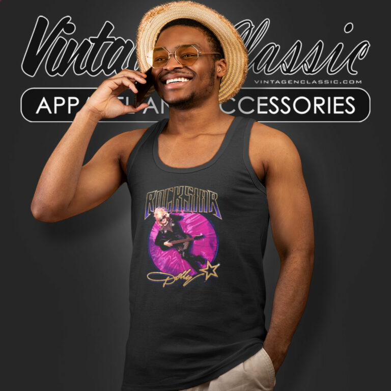 Rockstar 2024 Dolly Parton Tank Top Racerback Rockstar 2024 Dolly Parton Tank Top Racerback