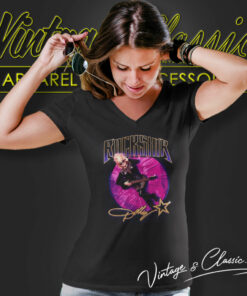 Rockstar 2024 Dolly Parton V Neck TShirt
