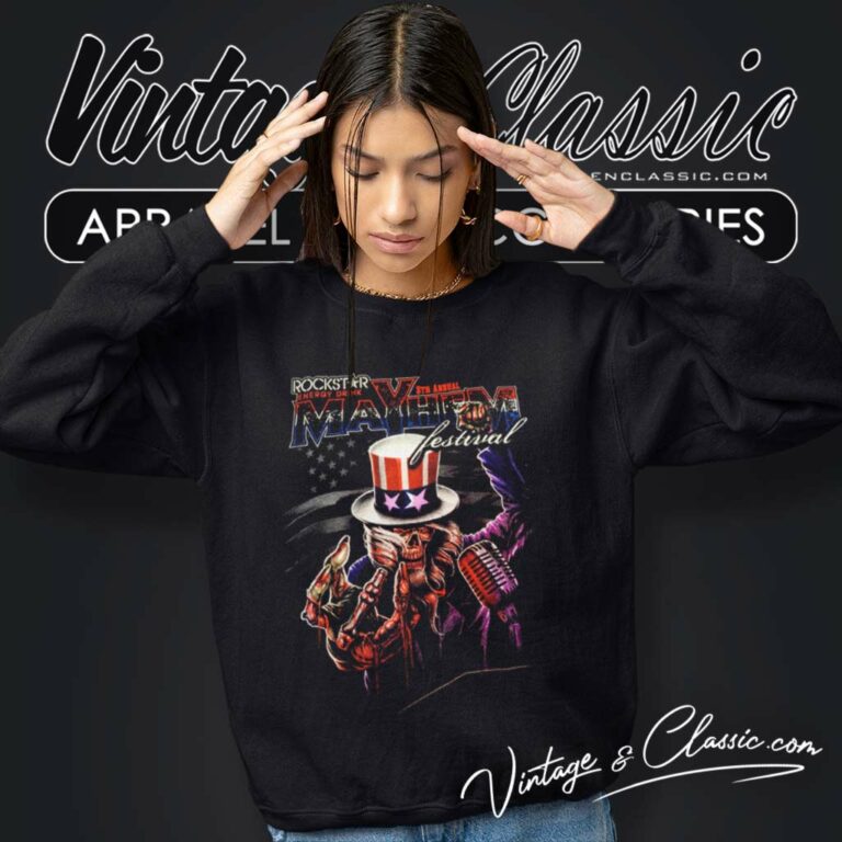 Rockstar Energy Drink Mayhem Festival Tour Sweatshirt Rockstar Energy Drink Mayhem Festival Tour Sweatshirt