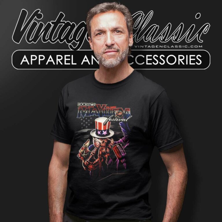 Rockstar Energy Drink Mayhem Festival Tour T Shirt Rockstar Energy Drink Mayhem Festival Tour T Shirt