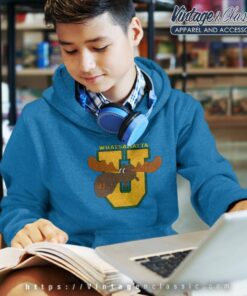 Rocky And Bullwinkle Shirt Whatsamatta University Cartoon Kid Hoodie