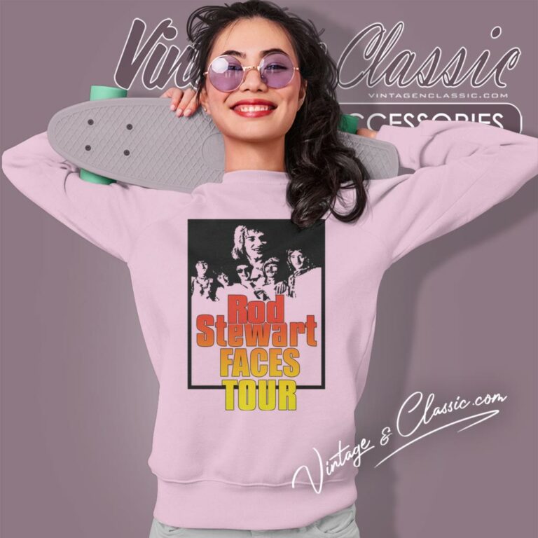 Rod Stewart 1975 Faces Tour Sweatshirt Rod Stewart 1975 Faces Tour Sweatshirt