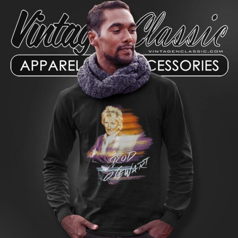 Rod Stewart 2017 Concert Long Sleeve Tee Rod Stewart 2017 Concert Long Sleeve Tee