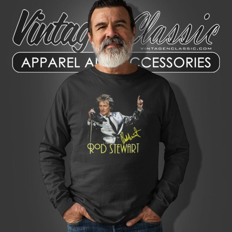 Rod Stewart 2024 Tour Long Sleeve Tee 1 Rod Stewart 2024 Tour Long Sleeve Tee 1