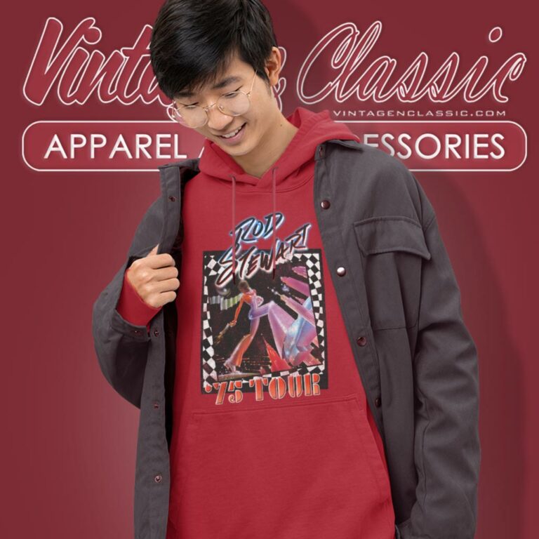Rod Stewart 75 Tour Retro Hoodie Rod Stewart 75 Tour Retro Hoodie